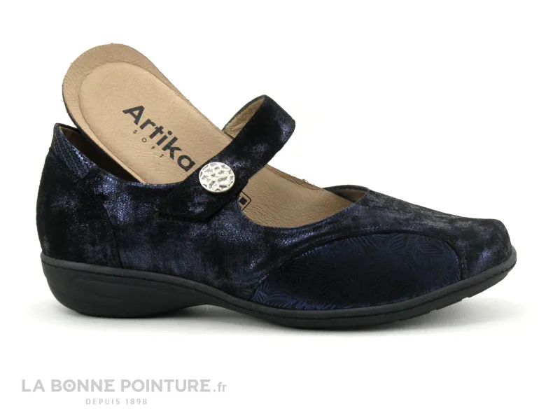 Achat chaussures Artika Femme Ballerine, vente Artika INTERINO Bleu Marine - Ballerine avec bride