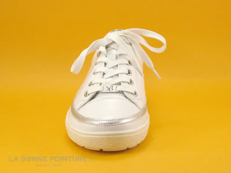 Achat chaussures Caprice Femme Basket, vente Caprice 9-23654-20 White - Basket Femme blanche et argent