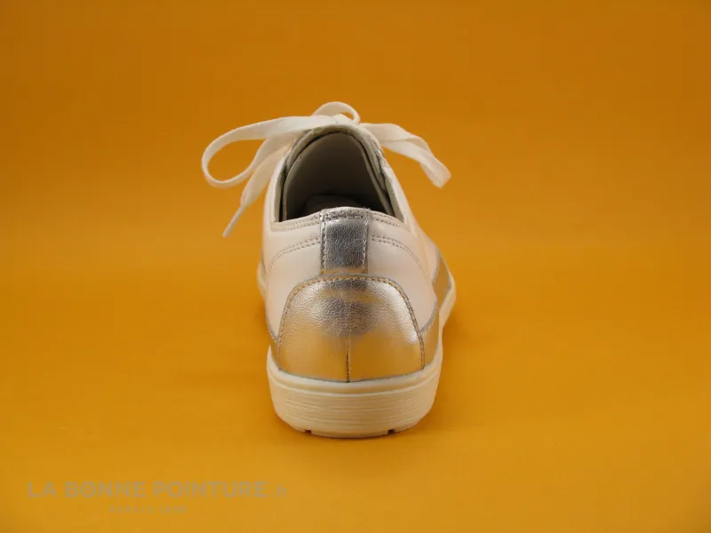 Achat chaussures Caprice Femme Basket, vente Caprice 9-23654-20 White - Basket Femme blanche et argent