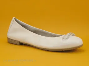 Achat chaussures Marco Tozzi Femme Ballerine, vente Marco Tozzi 2-22100-41 100 White - Ballerine blanche Femme