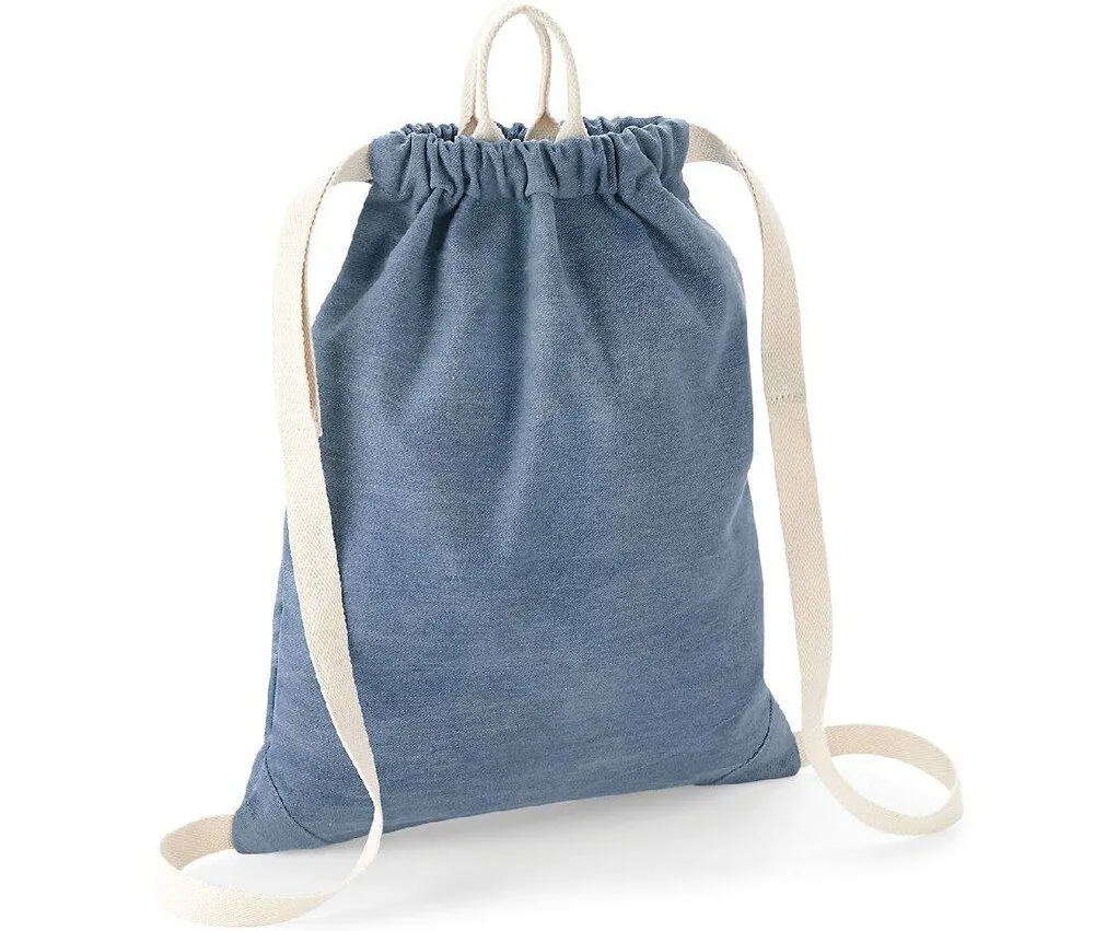 Bag Base BG642 - Sac de gym en denim 