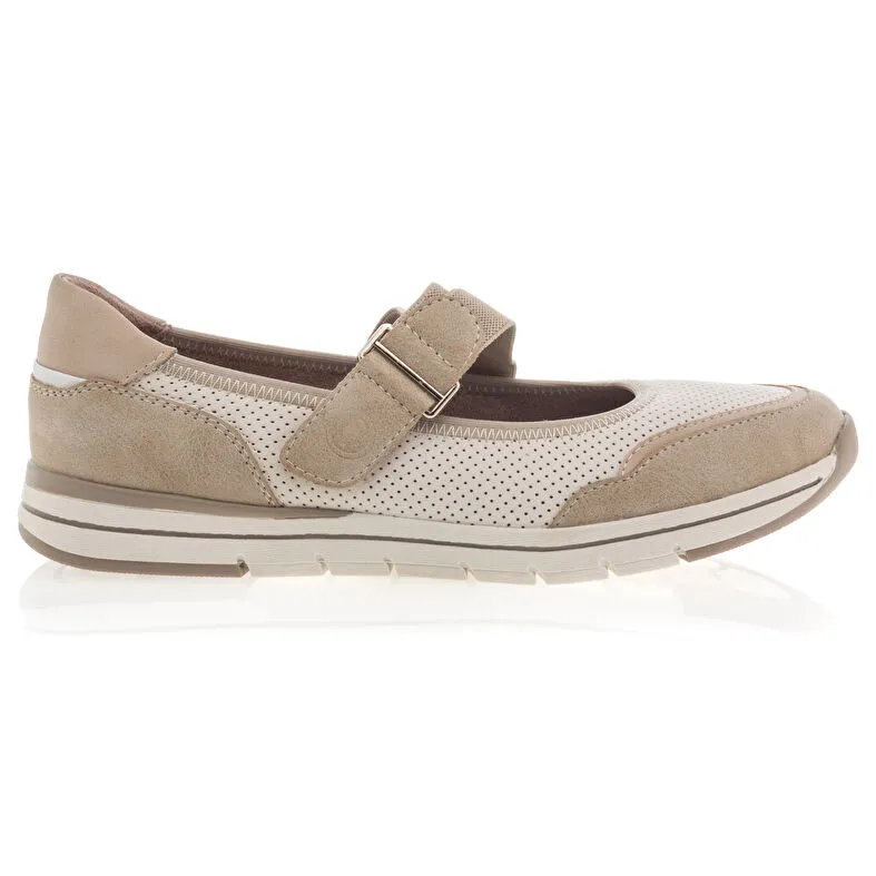 Ballerines / babies Femme Beige Relife : Ballerines / Babies . Besson Chaussures