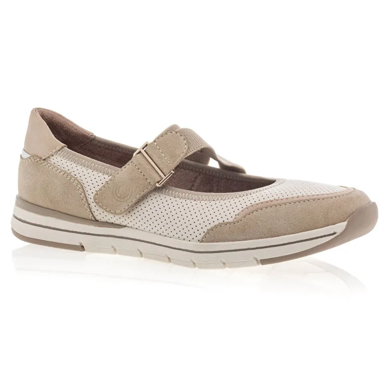 Ballerines / babies Femme Beige Relife : Ballerines / Babies . Besson Chaussures