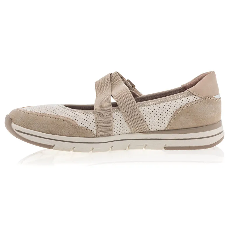 Ballerines / babies Femme Beige Relife : Ballerines / Babies . Besson Chaussures