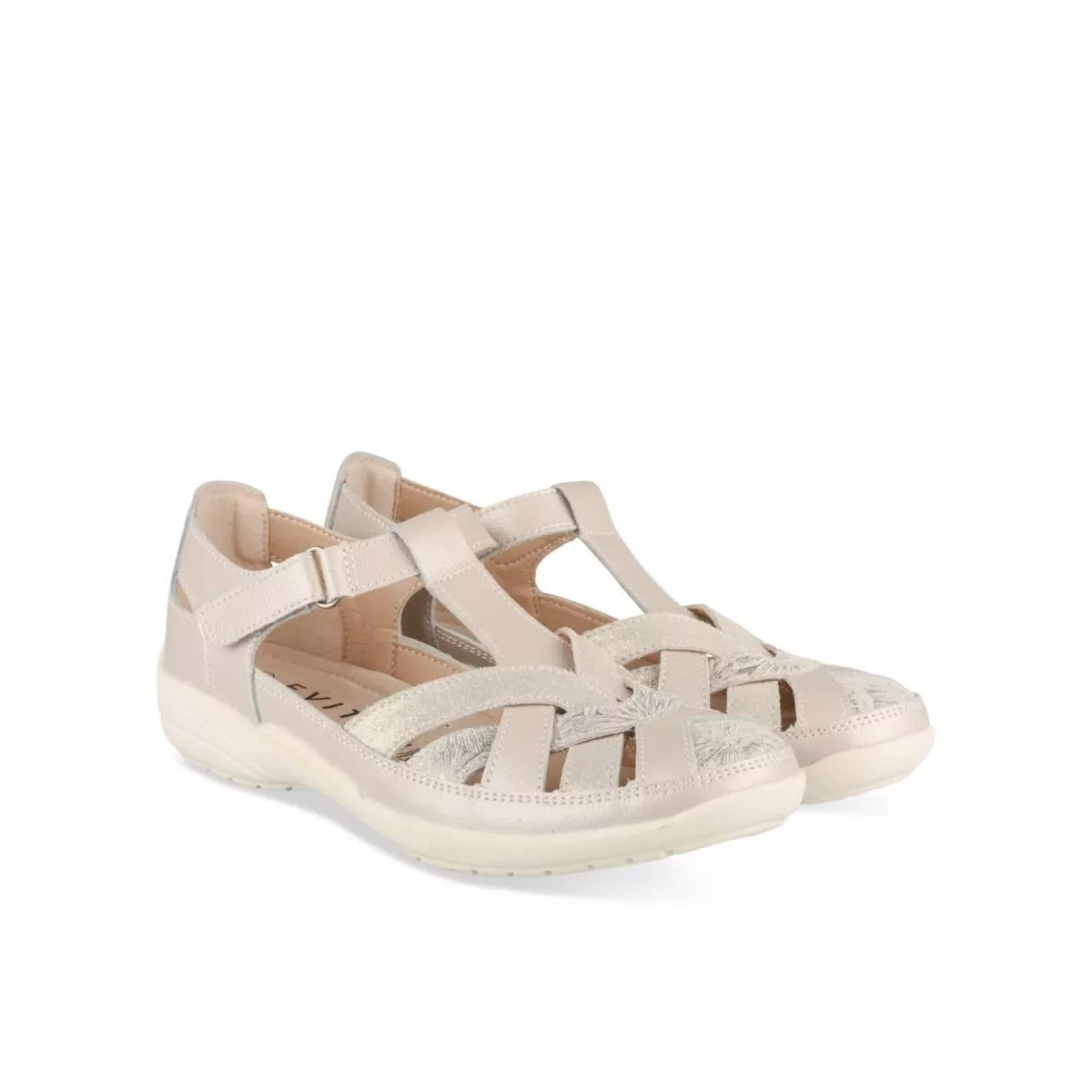 Ballerines ARGENT EVITA LEATHER