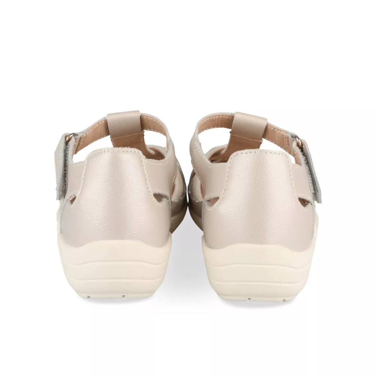 Ballerines ARGENT EVITA LEATHER