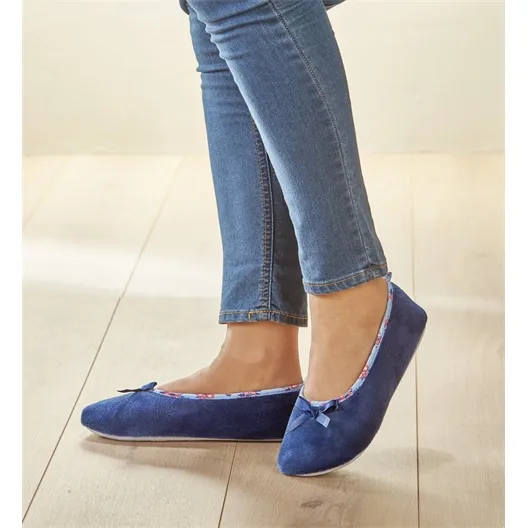 Ballerines bleues