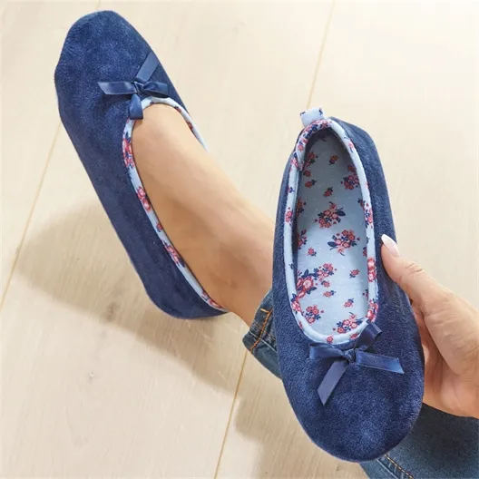 Ballerines bleues