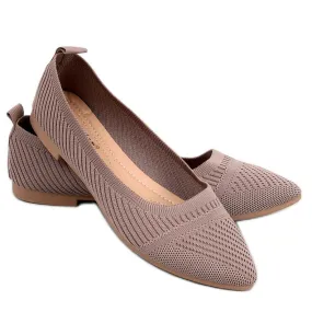 Ballerines tressées Kayla Kaki beige