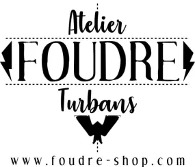 Bandeau et bonnet pour chimiothérapie et pelade Foudre - Plumes