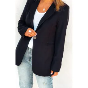 Blazer JANET noir La Petite Boho Blazers Bohèmes 