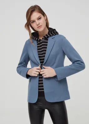 Blazers Femme | Single-breasted blazer with lapels Bleu turquoise | OVS