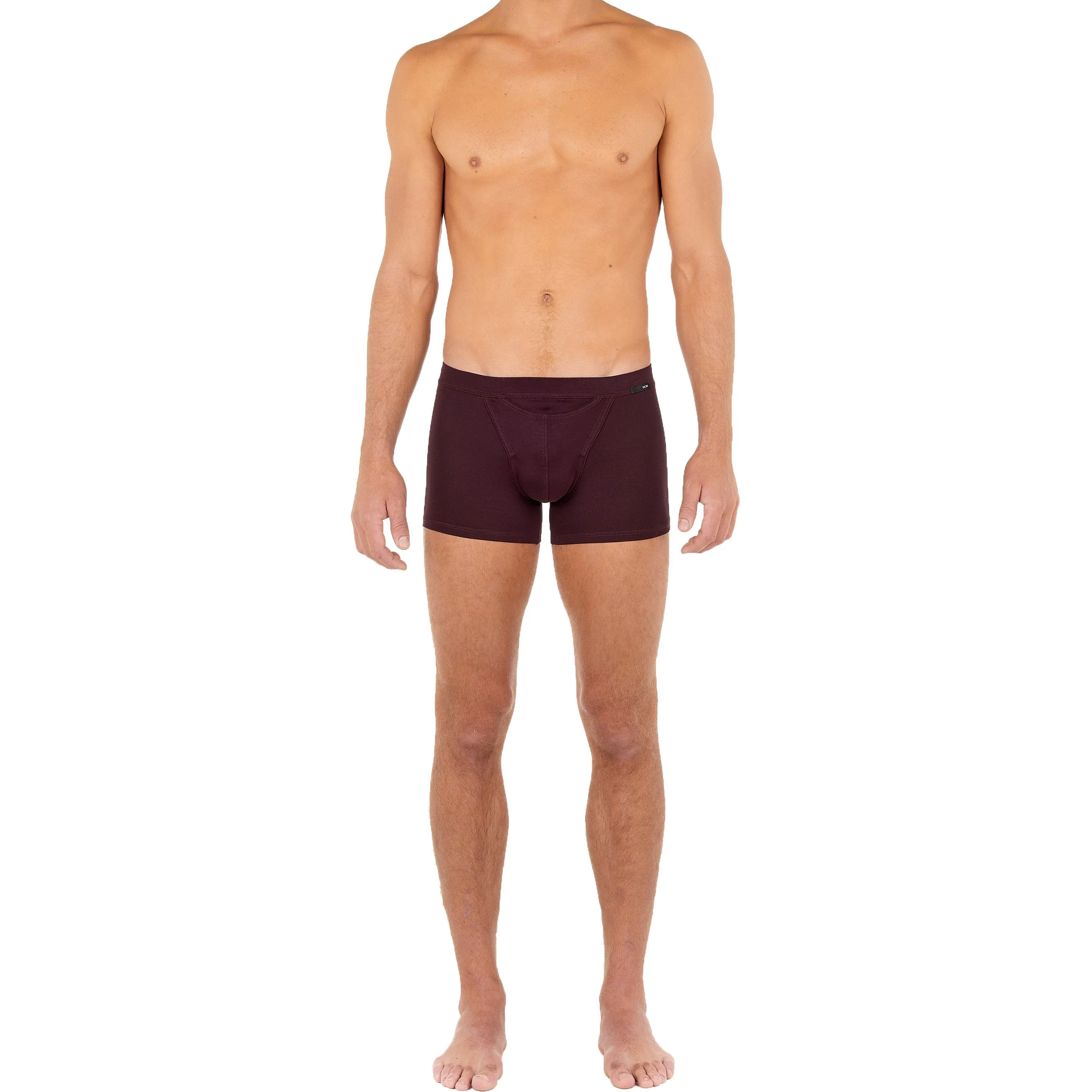 Boxer comfort HO1 Tencel Soft - bordeaux - HOM : vente shorty boxer...