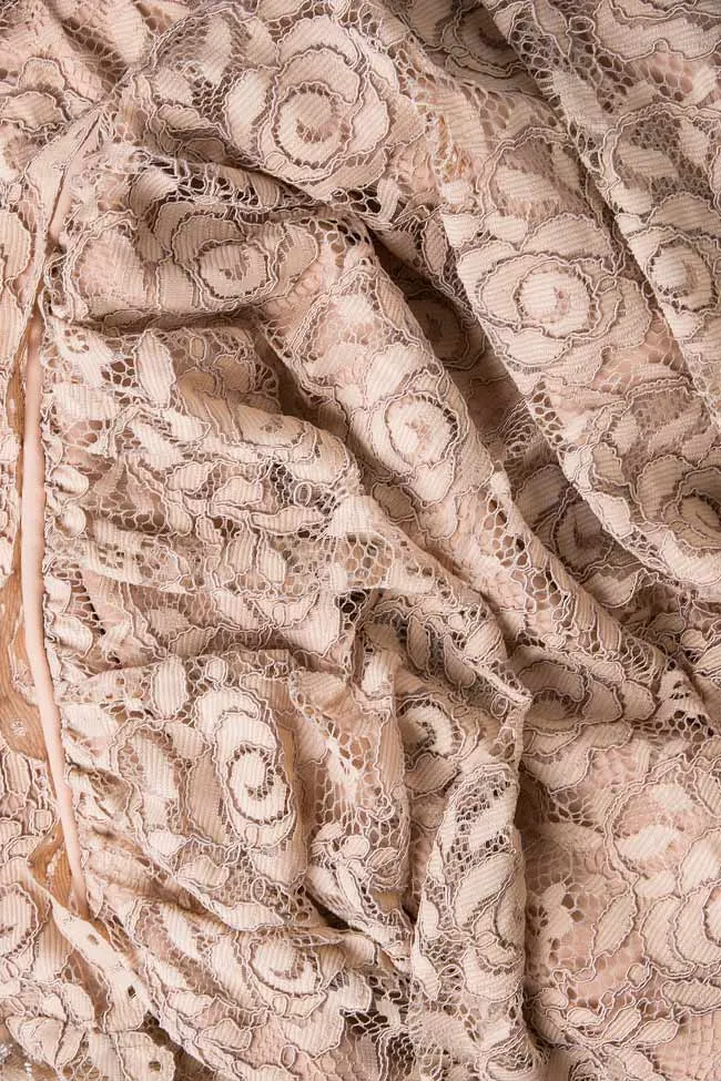 Carmen Ormenisan Robe en dentelle de coton