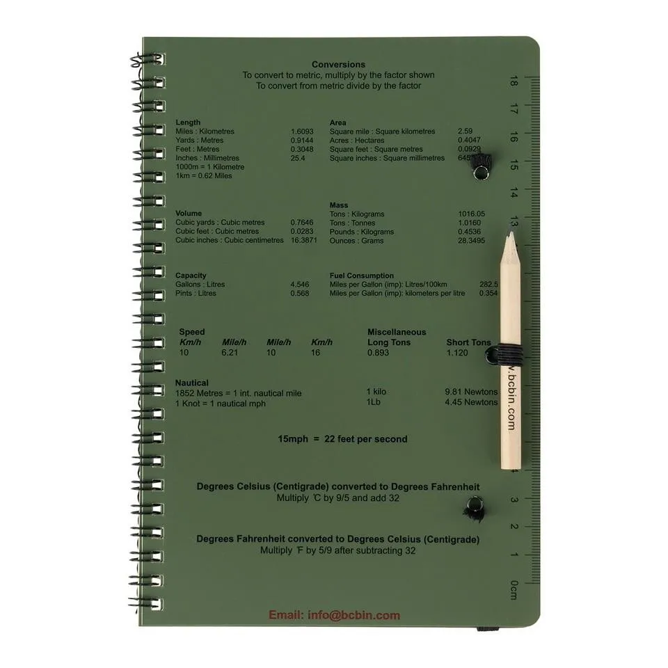 Carnet de notes A5 Waterproof