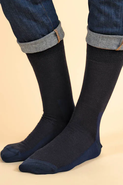 Chaussettes chaudes laine mérinos et soie ultra-solides