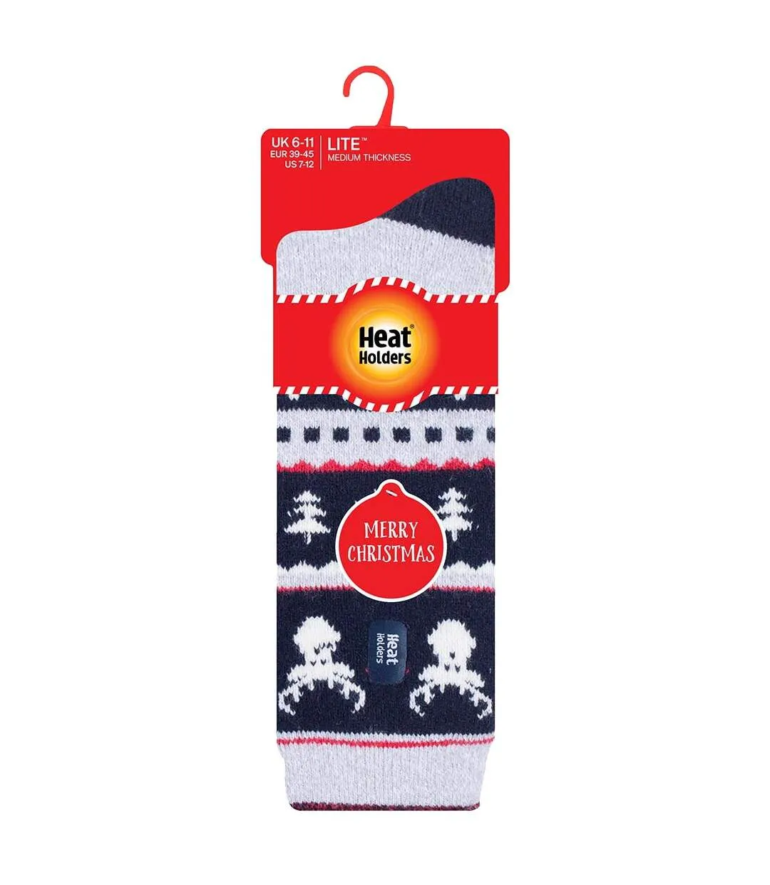 Chaussettes de Noël Thermiques Fines Rigolates