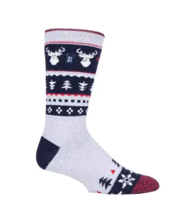 Chaussettes de Noël Thermiques Fines Rigolates