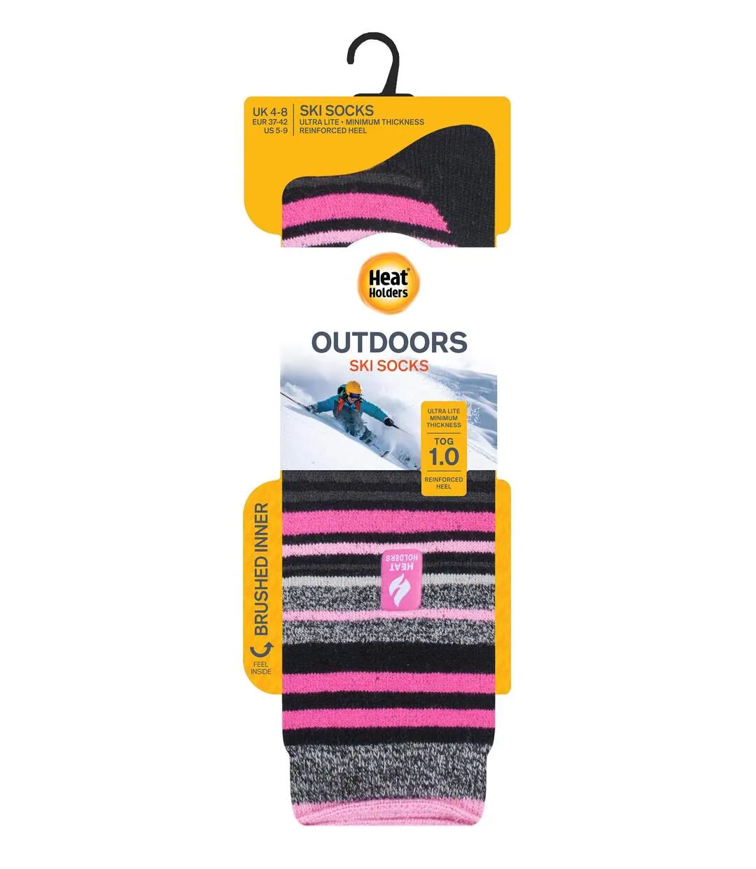 Chaussettes de Ski Femme Thermiques Hautes Fines