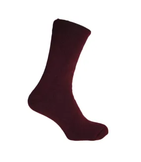 Chaussettes thermiques homme pourpre Simply Essentials