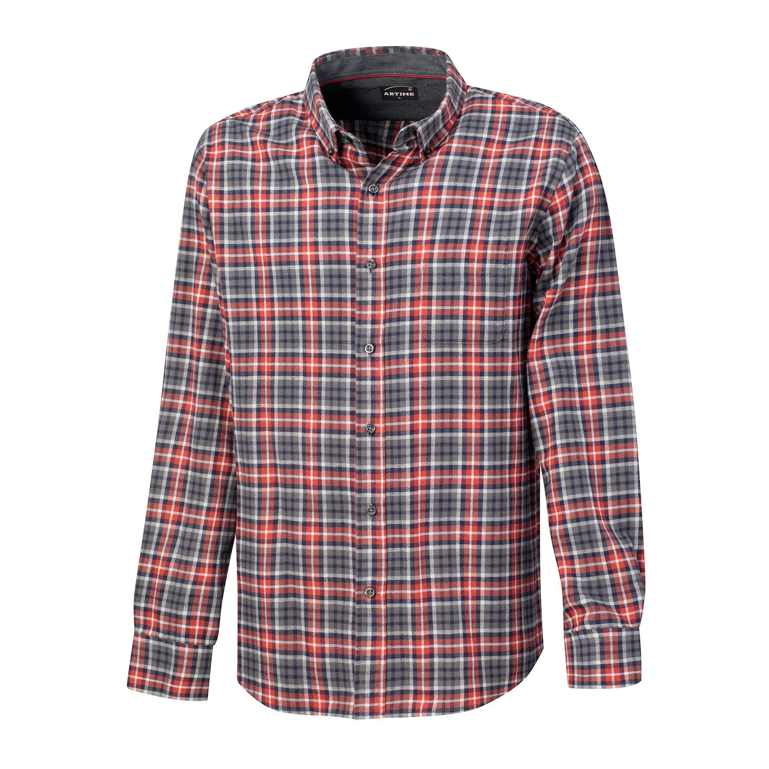 Chemise Artime casual en flanelle à carreaux pour hommes ⋆ Lehner Versand