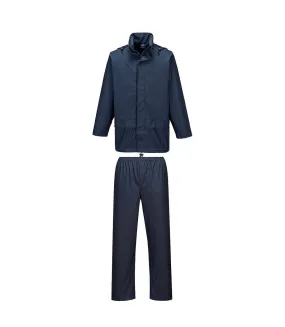 Combinaison de pluie essential homme bleu marine Portwest