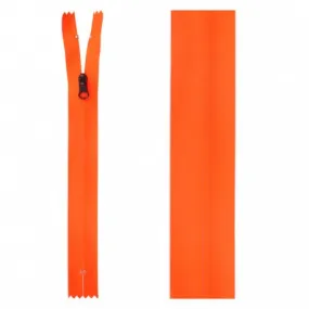 Fermeture Non Séparable Waterproof 20 cm - Orange Fluo