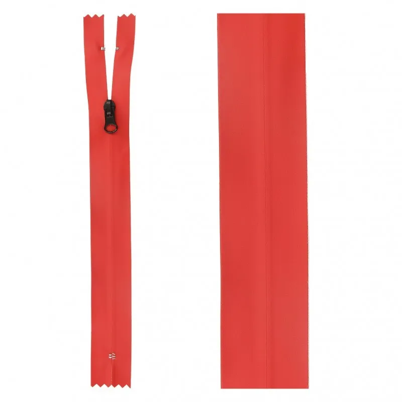 Fermeture Non Séparable Waterproof 20 cm - Rouge