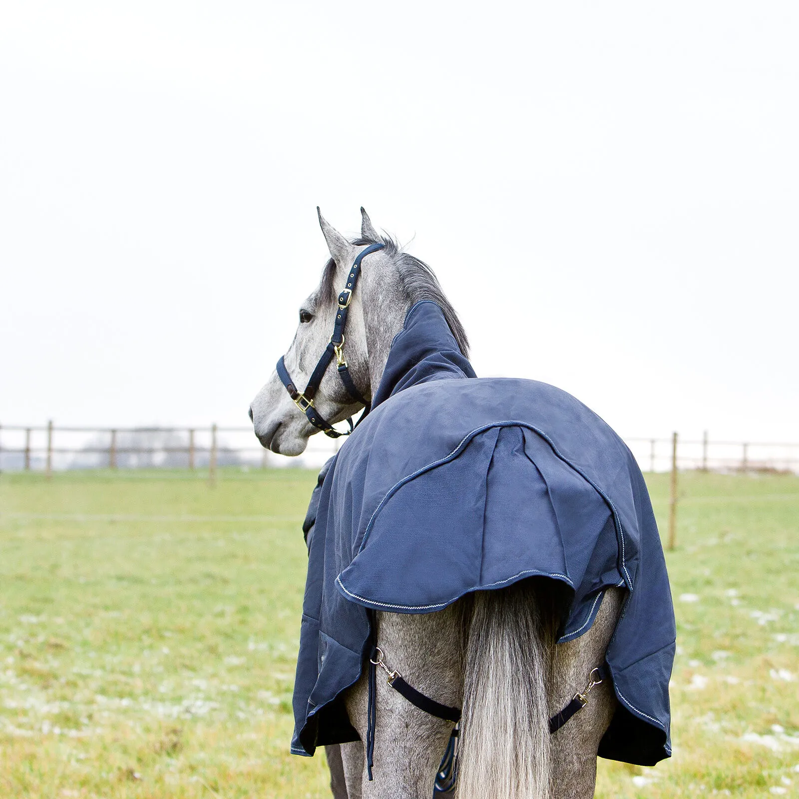 Horze Couverture de pluie doublée polaire Avalanche