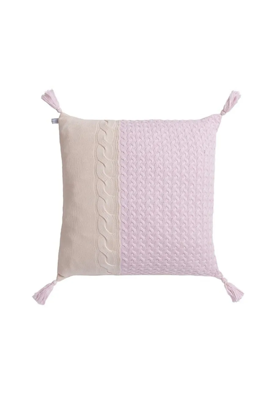 Housse de coussin en bambou cachemire - Ivoire