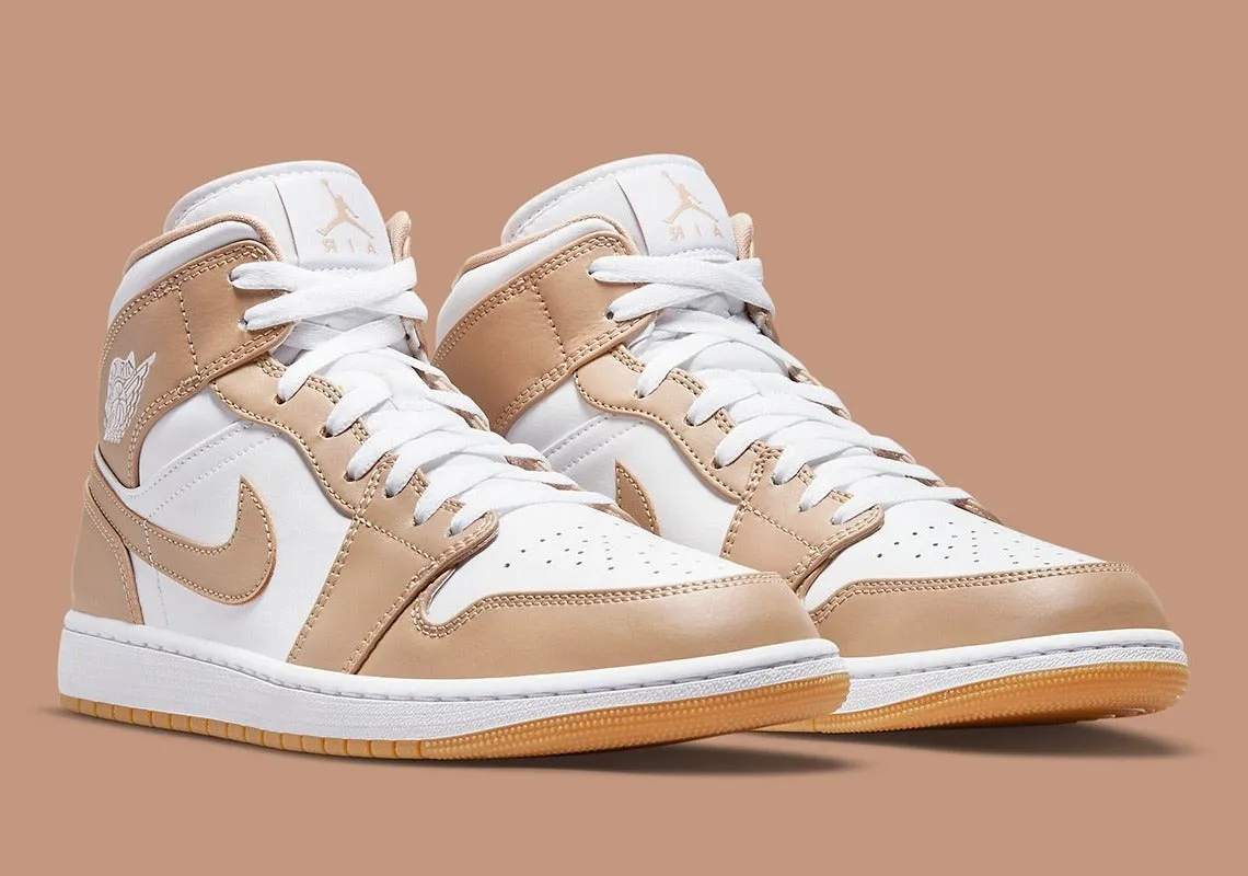 Jordan 1 Mid Tan Gum