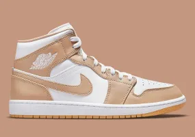 Jordan 1 Mid Tan Gum