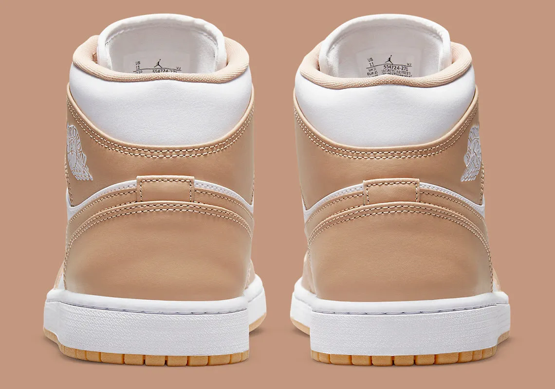 Jordan 1 Mid Tan Gum