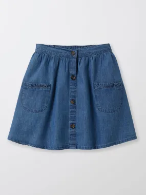 Jupe Fille en denim light