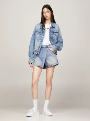 Jupe-short mom en denim | Denim | Tommy Hilfiger