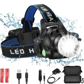 LAMPE FRONTALE WATERPROOF