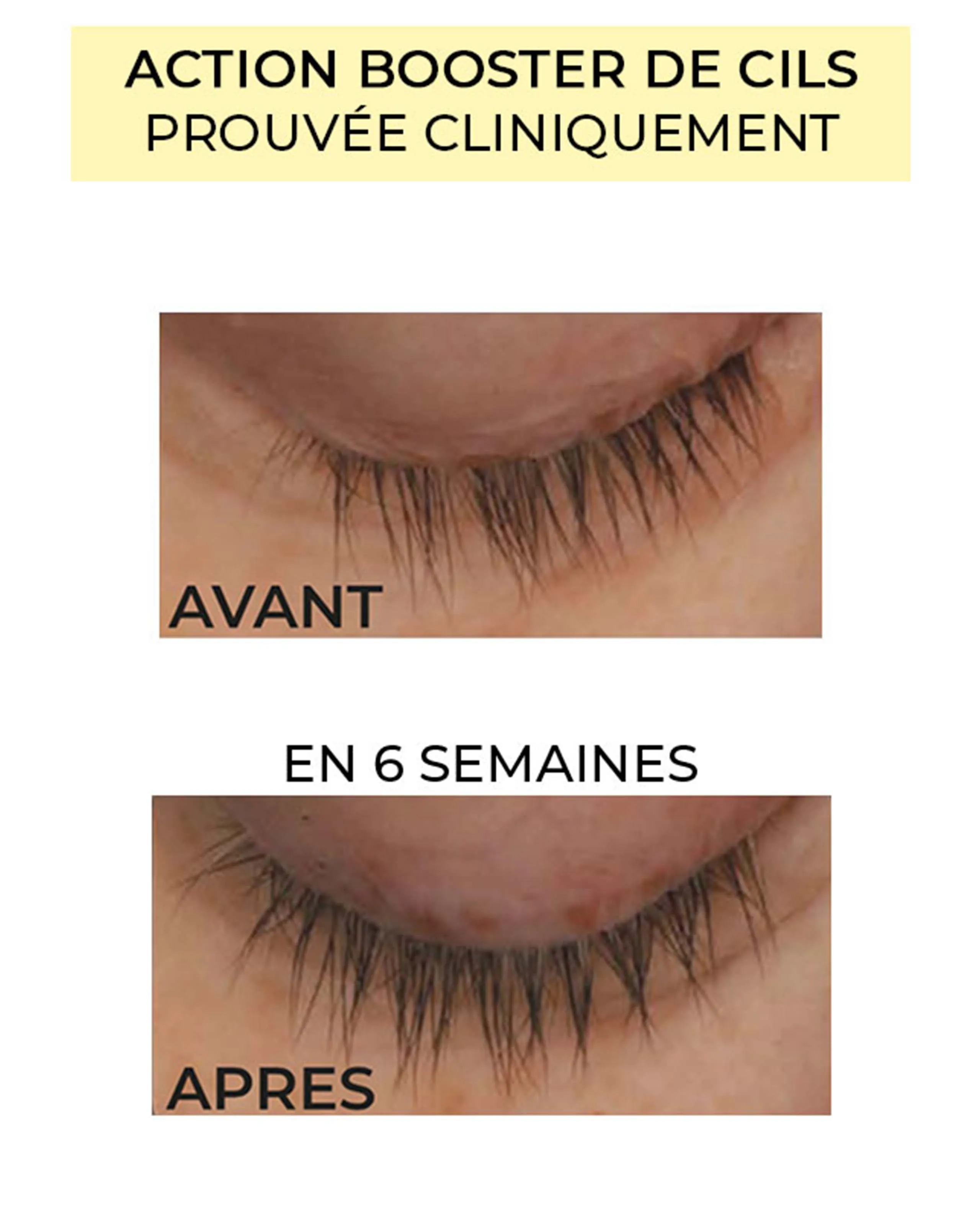 Mascara naturel booster de cils noir