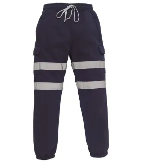 Pantalon de jogging haute visibilité - Homme - YHV016T - bleu marine