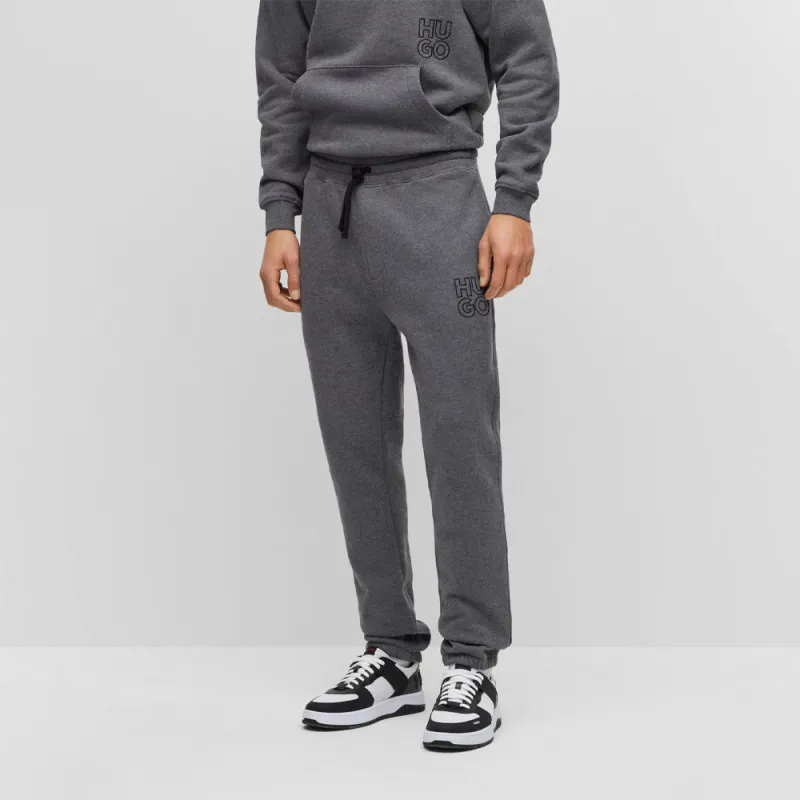 PANTALON DE JOGGING HUGO DEMU GRIS FONCÉ