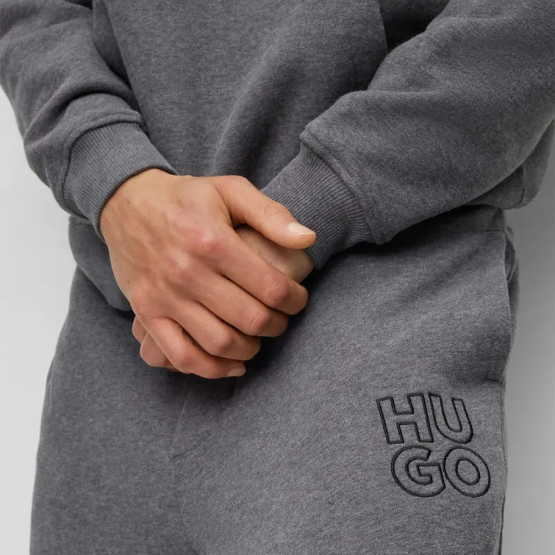 PANTALON DE JOGGING HUGO DEMU GRIS FONCÉ