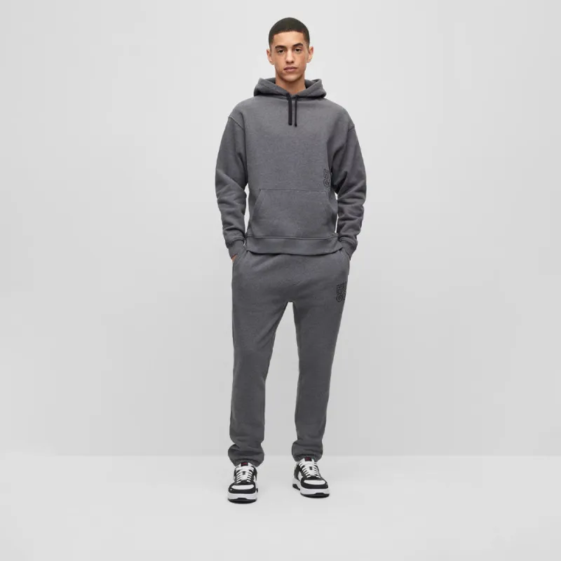 PANTALON DE JOGGING HUGO DEMU GRIS FONCÉ