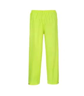 Pantalon de pluie classic homme jaune Portwest