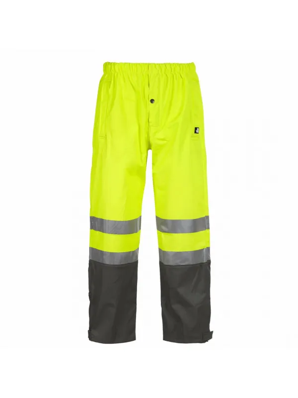 Pantalon de pluie haute visibilité jaune fluo Griffis North Ways