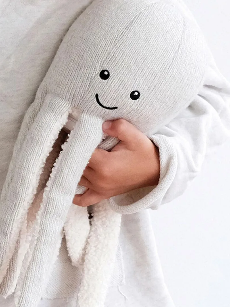 Peluche bluetooth octopus Olly écru - Ecru