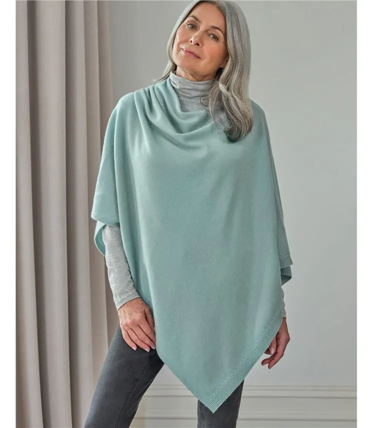 Poncho luxueux - Femme - Pur Cachemire