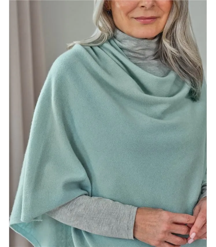 Poncho luxueux - Femme - Pur Cachemire