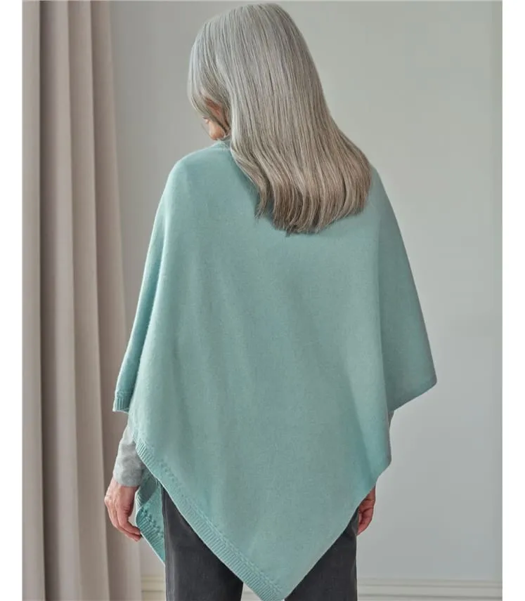 Poncho luxueux - Femme - Pur Cachemire