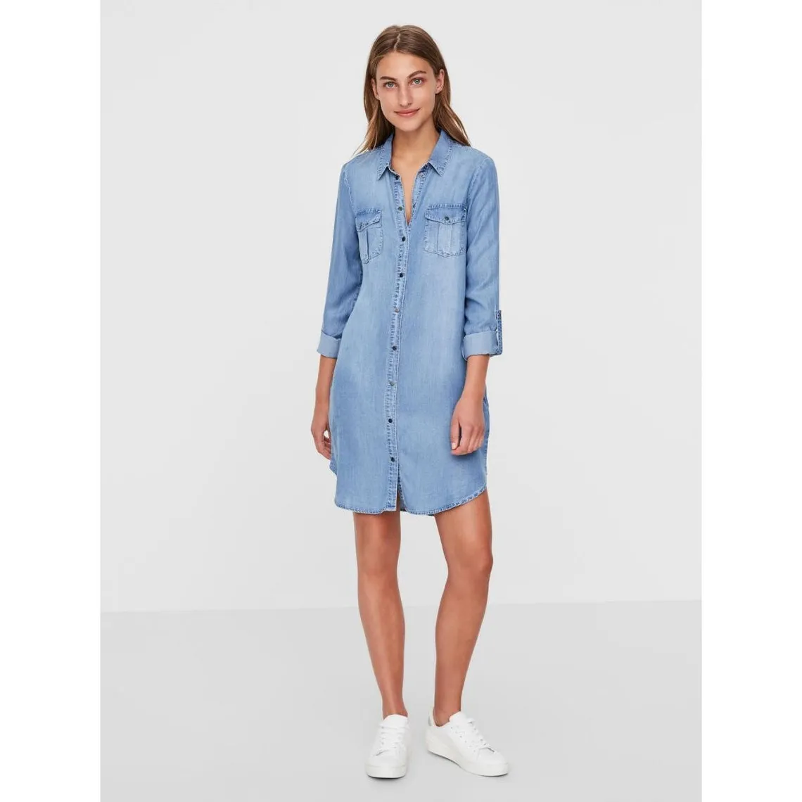 Robe en denim bleu | 3 Suisses