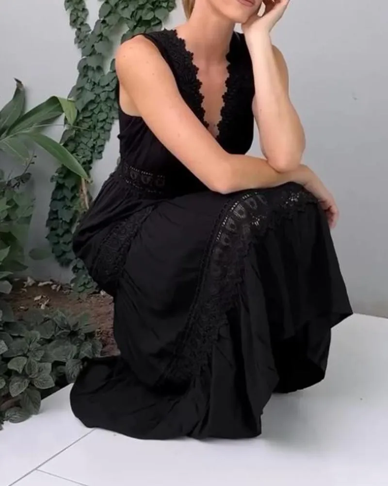 Robe élégante en dentelle - liane