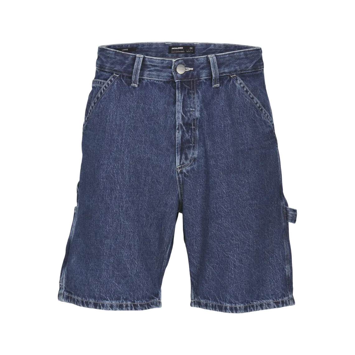 Short ample homme bleu denim en coton | 3 Suisses